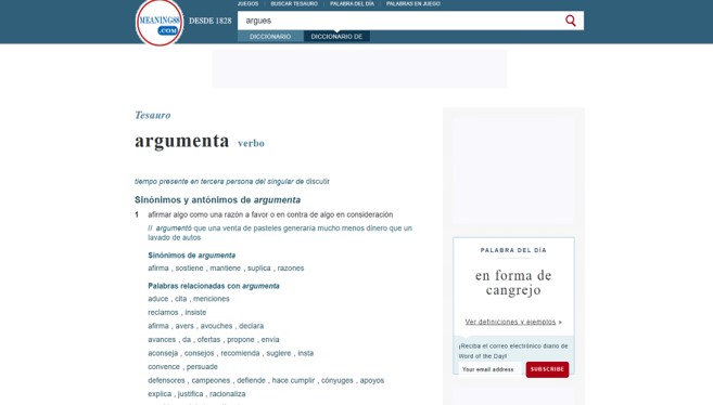 Tesauro Meaning88